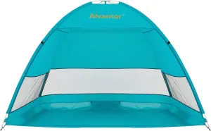 Alvantor Beach Tent Beach Umbrella Outdoor Sun Shelter Cabana Automatic Instant Pop-Up UPF 50  Portable Beach Shade Camping Fishing Hiking Canopy Easy Set Up Light Weight Windproof for 2-3 Person