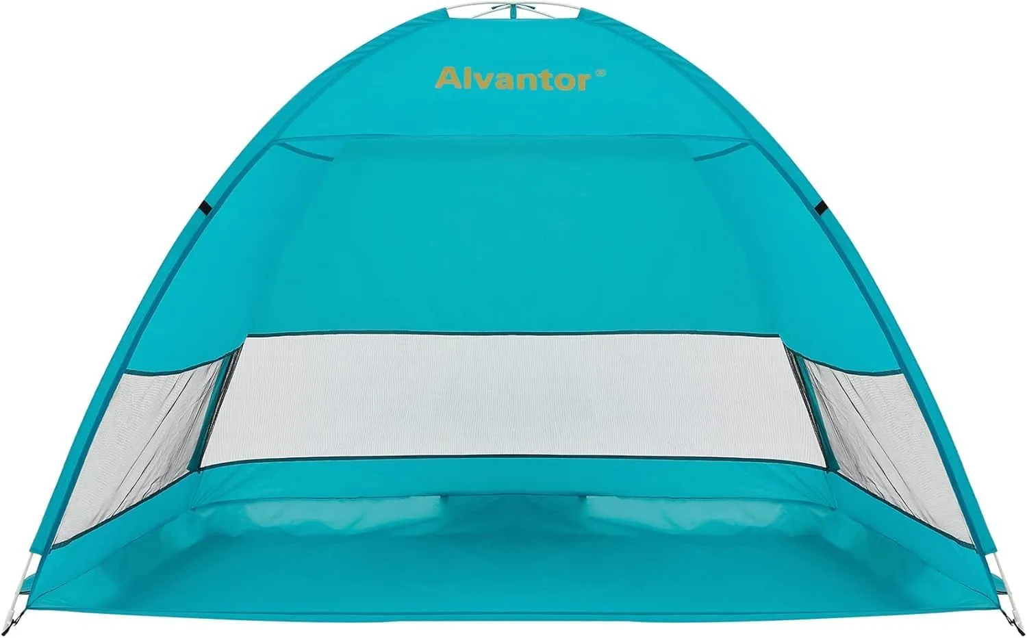 Alvantor Beach Tent Beach Umbrella Outdoor Sun Shelter Cabana Automatic Instant Pop-Up UPF 50  Portable Beach Shade Camping Fishing Hiking Canopy Easy Set Up Light Weight Windproof for 2-3 Person