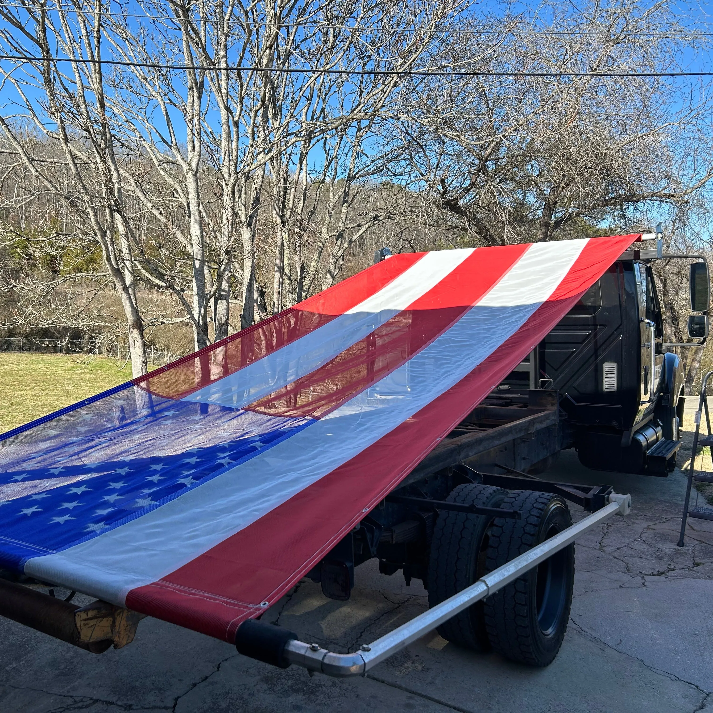 American Flag Tarp