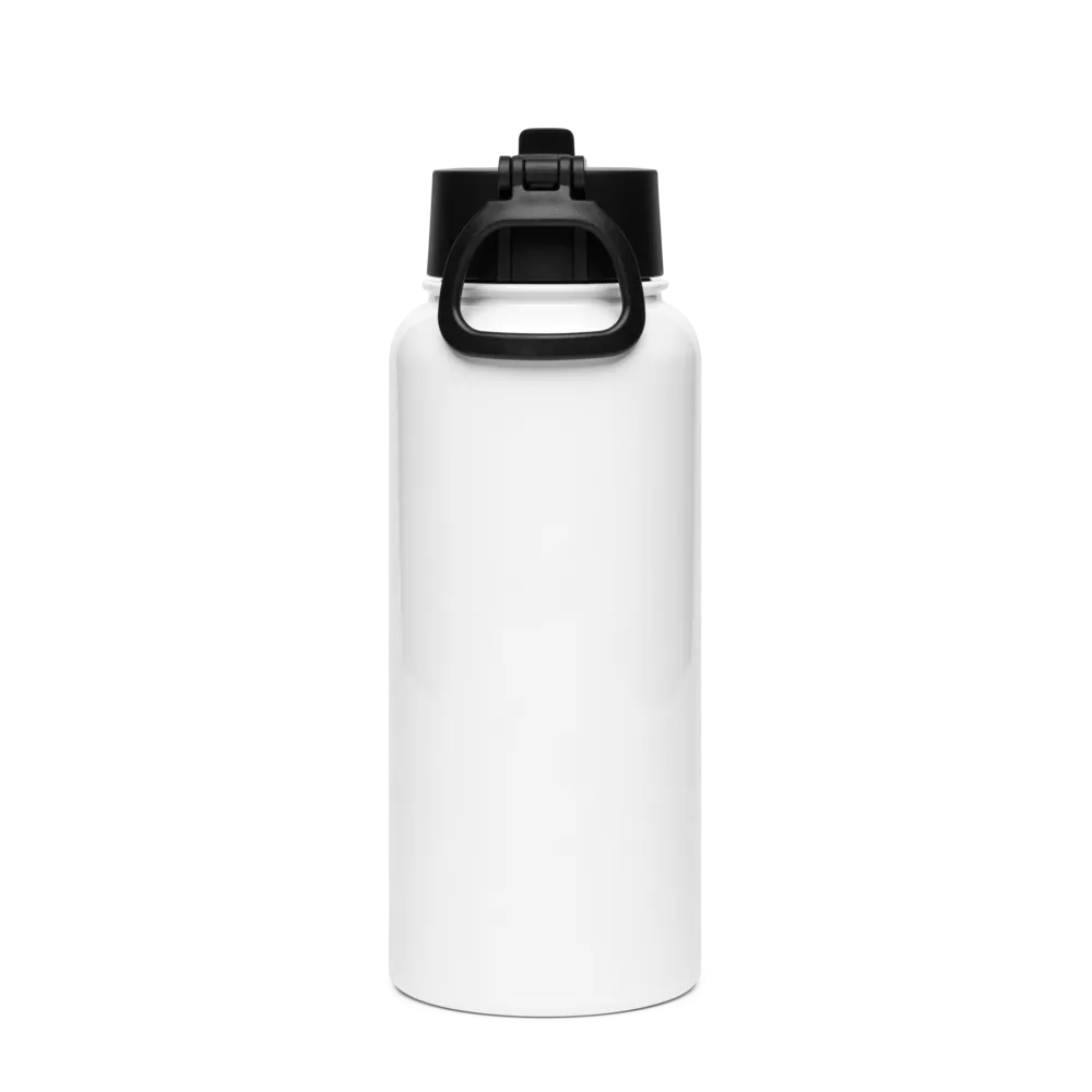 Artistic Chef's Knife Design Water Bottle