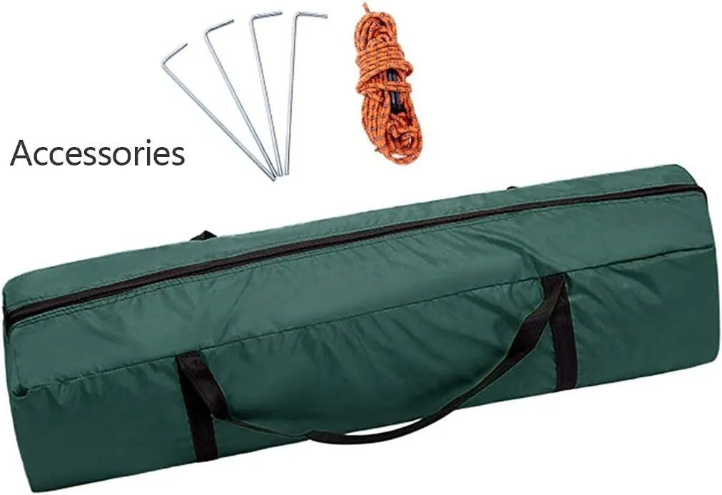 Automatic Pop Up Tent Family Camping Tent 2-3-4 Person Portable Tent Spring Type Fast Open Waterproof Windproof for Camping Hiking Mountaineering (Blue Width 1.5m) (Dark Green Width 2m)