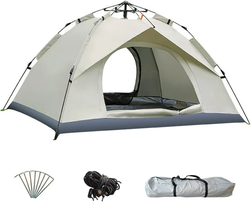 Automatic Quick-Opening Tent, Outdoor Self-Driving Travel Camping Tent Automatic Quick-Opening Tent Portable Rainproof Sunshine-Proof Tent Fishing Hiking Sunshine Shelter