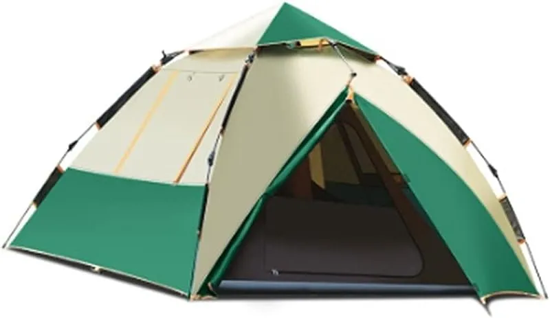 Automatic Tent Outdoor 3 People - 4 People Speed Open, Portable Field Thickening Rainproof Beach Family Camping Equipment