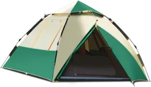 Automatic Tent Outdoor 3 People - 4 People Speed Open, Portable Field Thickening Rainproof Beach Family Camping Equipment