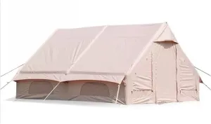 AvimYa Camping Tent, Outdoor Inflatable Tent, Sunshade and Rainproof, Double-Layer Doors and Windows, Breathable and Anti-Mosquito