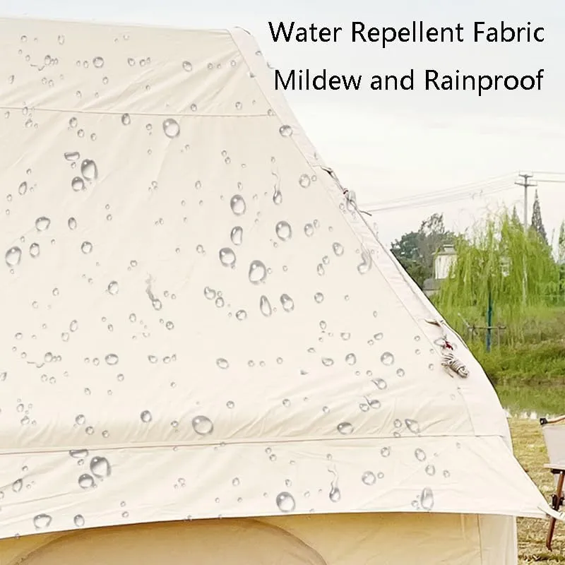 AvimYa Camping Tent, Outdoor Inflatable Tent, Sunshade and Rainproof, Double-Layer Doors and Windows, Breathable and Anti-Mosquito