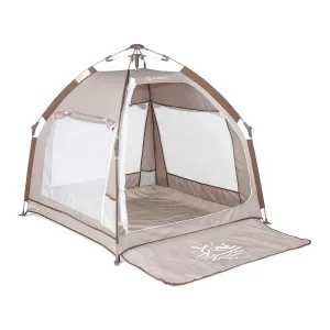 Baby Delight Go with Me Villa Portable Tent and Playard | Kids Tent and Playhouse | Indoor and Outdoor | Sandstone