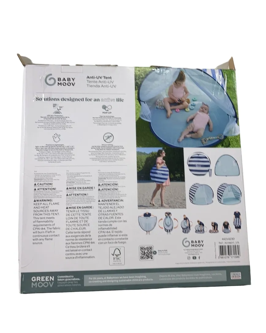 Babymoov Anti-UV Pop Up Outdoor Tent, Navy