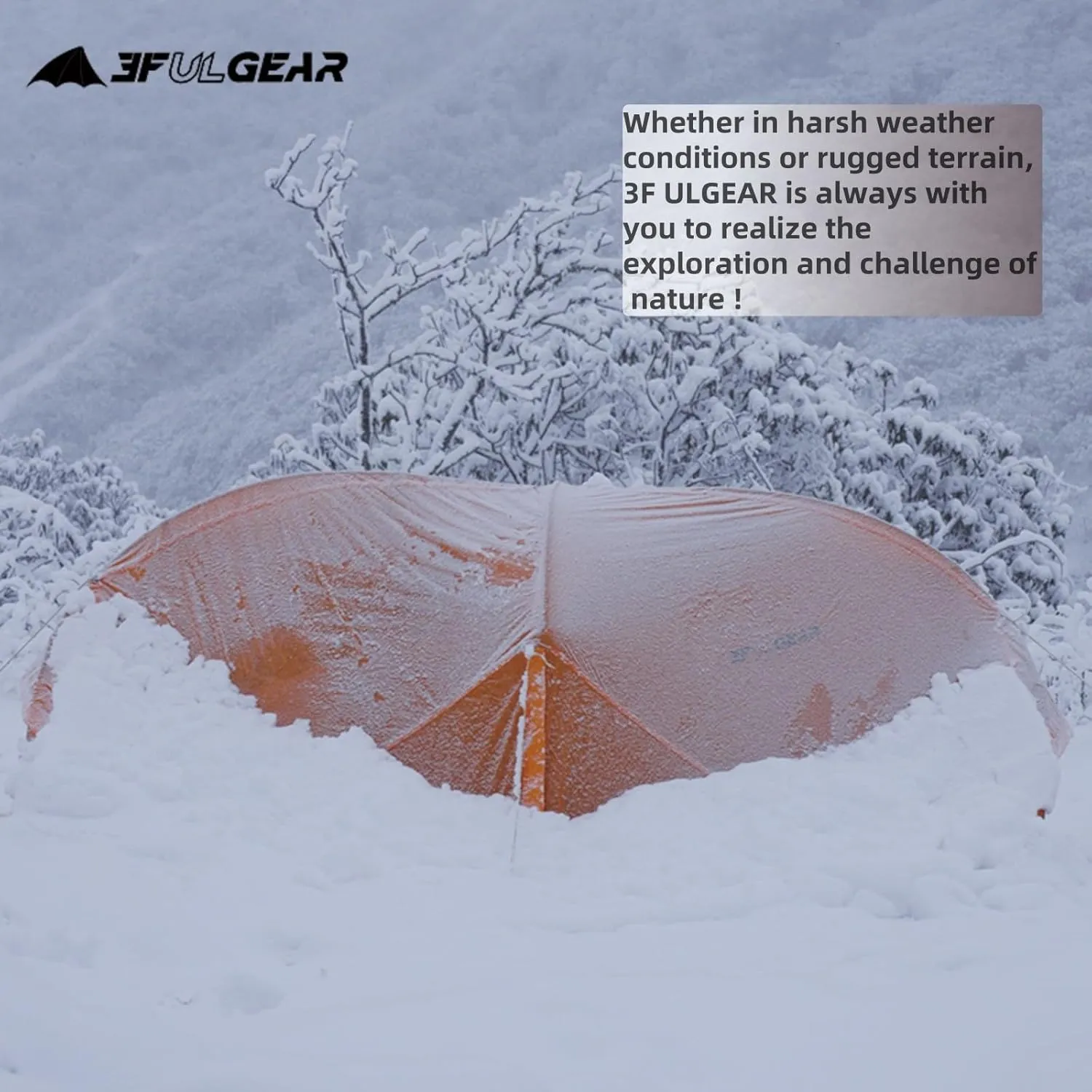 Backpacking Tent, Floating Cloud 2 Easy Setup 2 Person 3/4 Season Ultralight Tents Waterproof Windproof Double Layer Lightweight Outdoor Tent for Camping, Hiking, Hunting, Survival