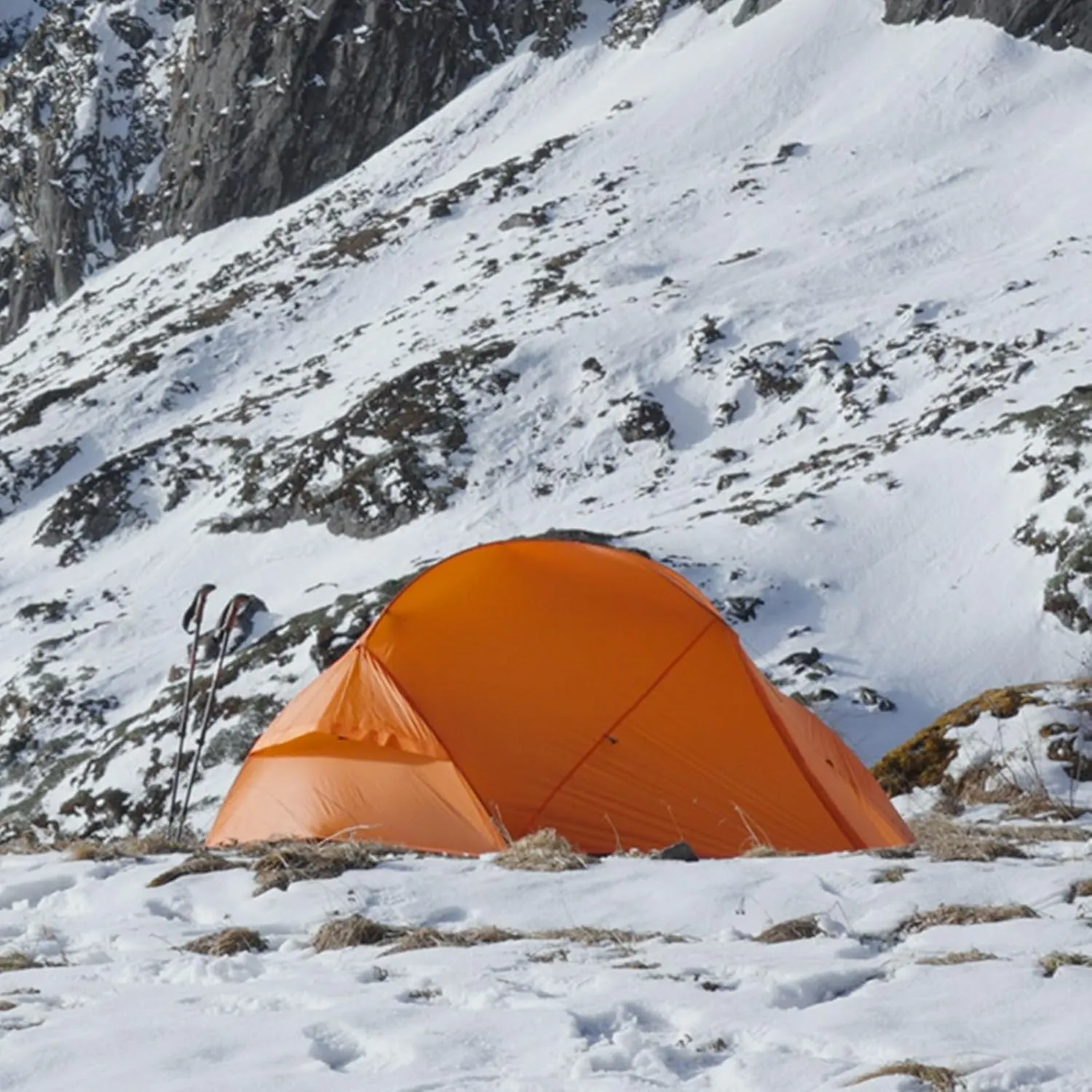 Backpacking Tent, Floating Cloud 2 Easy Setup 2 Person 3/4 Season Ultralight Tents Waterproof Windproof Double Layer Lightweight Outdoor Tent for Camping, Hiking, Hunting, Survival