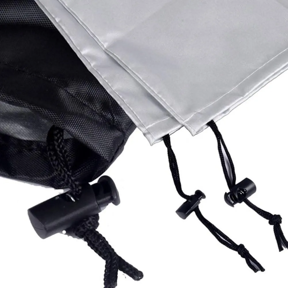 BBAUER Tarp, Waterproof Bike Seat Rain Cover, with Drawstring Mountain Bicycle Seat Cover Dust Protective Saddle Cover Polyurethane Coating for Men Women