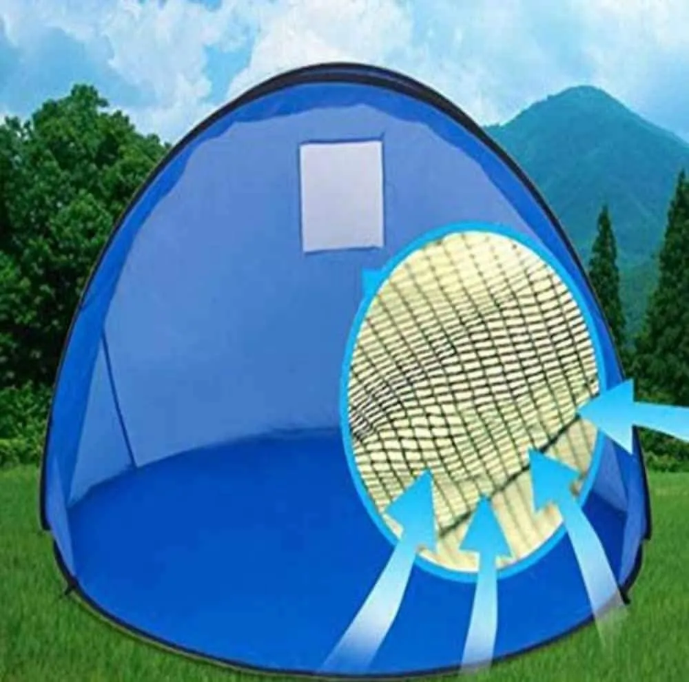 Beach Tent 2 Person, Pop Up Sun Shelter,Portable Family UV Canopy Tent,for Camping Fishing Picnicing,Outdoor Tents,Navy Blue