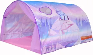 Bed Tent for Kids Lucky Castle Toddler Bed Tent Foldable Game House for Children Play Tents for Girls Boys Sleeping Canopy Playhouse