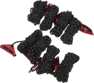 BESPORTBLE Camping Gear 8pcs Windproof Reflective Tent Hauling Lines Adjustable Length Reliable Rope for Outdoor Use
