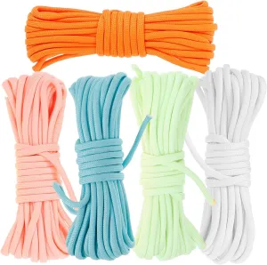 BESPORTBLE Outdoor Tent Ropes 5m Length Camping Tent Guy Ropes Portable Tying Supplies