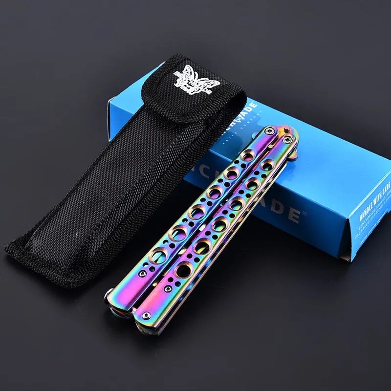 Best Seller Foldable Butterfly Comb Stainless Steel Training Butterfly