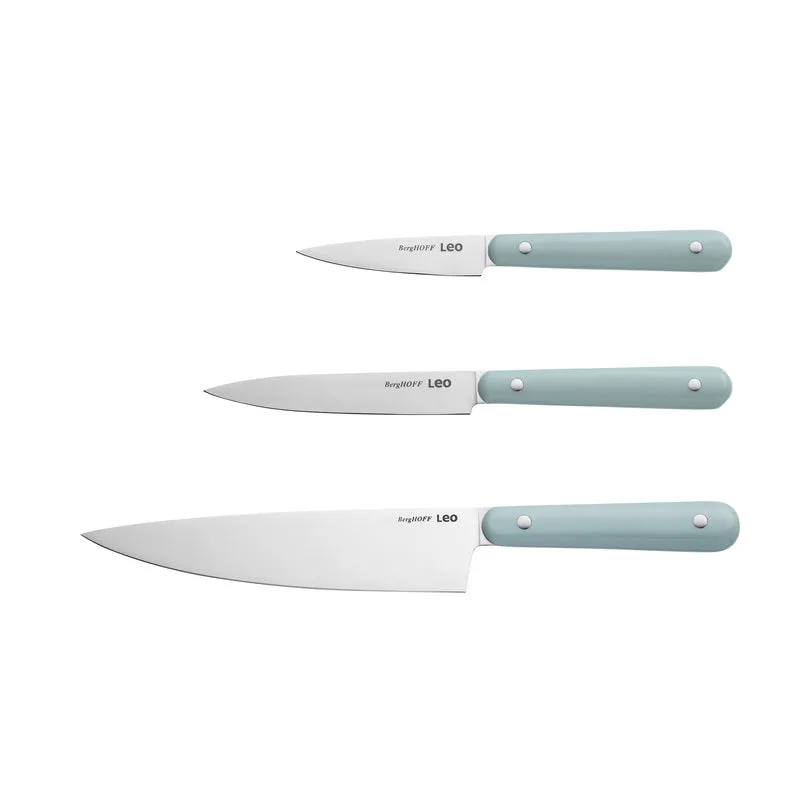 Bh0472 Berghoff 3-Pc Starter Knife Set Slate