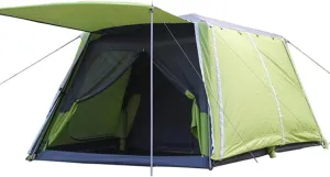 Big Tent 5-8 Man Tent Camping Tent, Tunnel Tent with 2 Rooms, Tent Waterproof Sun Shelter for Outdoor, Double Layer Tent 100% UV Protected Family Camping Tents, Picnic Camping Hiking
