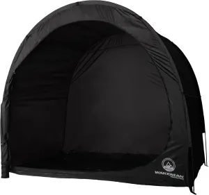 Bike Storage Shed - 6.5x4x5.3 Bike Cover Holds up to 3 Bicycles - Water and UV-Resistant Pop Up Tent with Carry Bag by Wakeman Outdoors (Black)