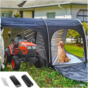 Bike Storage Tent with Ventilation Mesh Outside Storage Sheds for Patio Furniture, Bicycle, Motorcycle Small Sheds for Backyard Bike Storage Tent