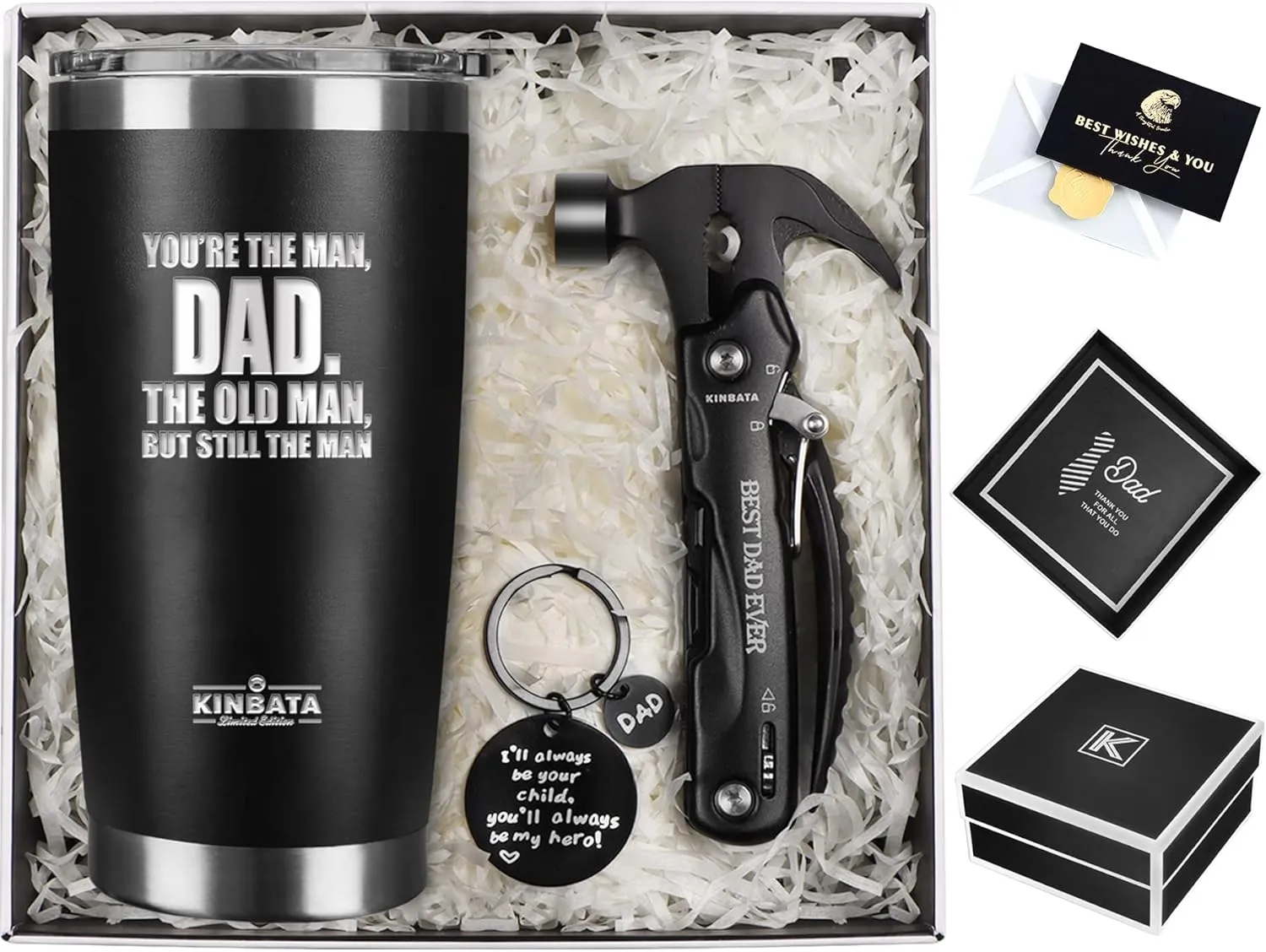 Birthday Gifts For Dad-Fathers Best Day Gift for Dad Ever Gifts for Men from Daughter Son Wife Personalized Present for Him PaPa Multitool