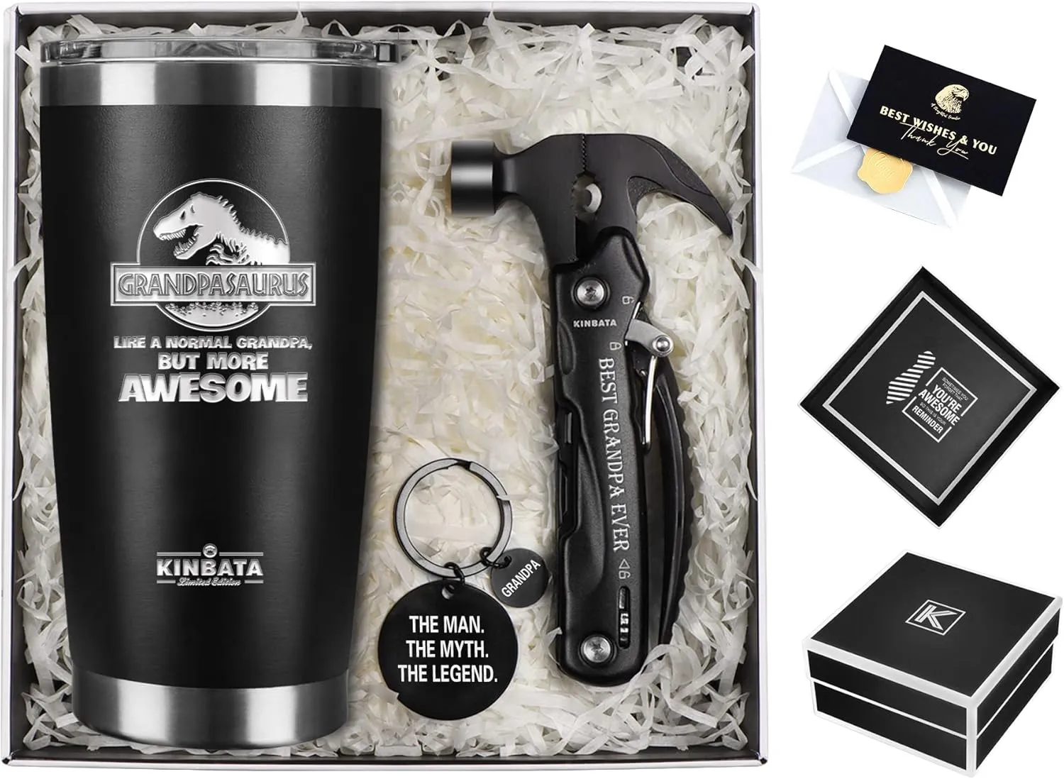 Birthday Gifts for Grandpa-Fathers Day Best Gifts for Men for Him from grandchildren Unique Gift SetIdeas for Papa Presents Multitool