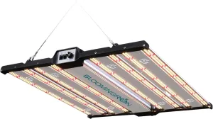 BLOOMINGREEN LED Plant Grow Lights Indoor 300W with Samsung LM301B Diodes&1008pcs LEDs,Commercial Full Spectrum Daisy Chain Dimmable Grow Lamp in Seedlings Vegetables Flowers 3x3/4x4ft Grow Tent Room