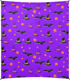 Burbuja Bats Hats Stars Beach Canopy Windproof Beach Tent Sun Shade with 4 Sandbags & Sand Shovel, Portable Sun Shelter for Family Camping Picnic