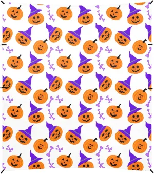 Burbuja Jack O Lantern Pumpkins Beach Canopy Windproof Beach Tent Sun Shade with 4 Sandbags & Sand Shovel, Portable Sun Shelter for Family Camping Picnic