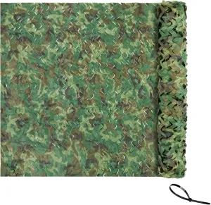 Camo Netting Camouflage Net - Bulk Roll Military Theme Party Decorations Camping Netting Camo net Sunshade Camo Mesh Tarp for Hunting Blind