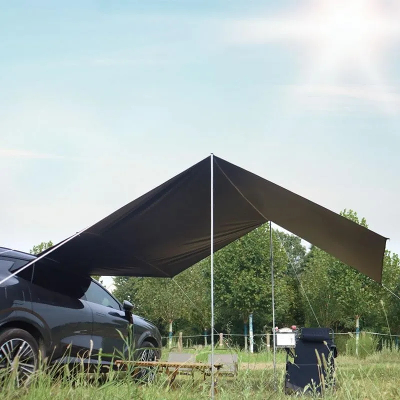 Camper Shade Awning Canopy with Complete Kits for Opel Ampera-e/Astra/Combo/Concept/Corsa/Crossland/Frontera, Waterproof UV Protection, Easy Set Up, Ultra-Durable Camping Tent