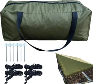 Camping Canopy Tent, Portable Sun Shade Canopy, Compact Sun Shade Hub Tent, Outdoor Camping Sun Shelter, Large Patio Sun Shade Tent, Easy Setup Canopy for Camping
