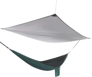 Camping Hammock, Hammock with Mesh Yarn and Rain Fly Tarp, Portable Single & Double Nylon Hammock for Backpacking and Travel