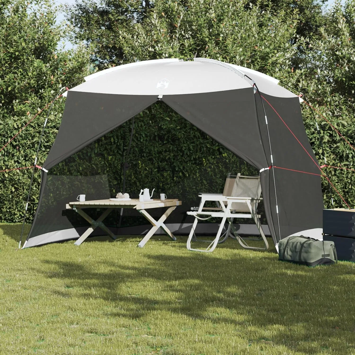 Camping Mosquito Net with Door Grey 6-Person Waterproof,Sporting Goods,Outdoor Recreation,Camping & Hiking,Tents