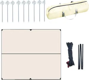 Camping Tarp for Rain Protection and Shelter for Outdoor Activities