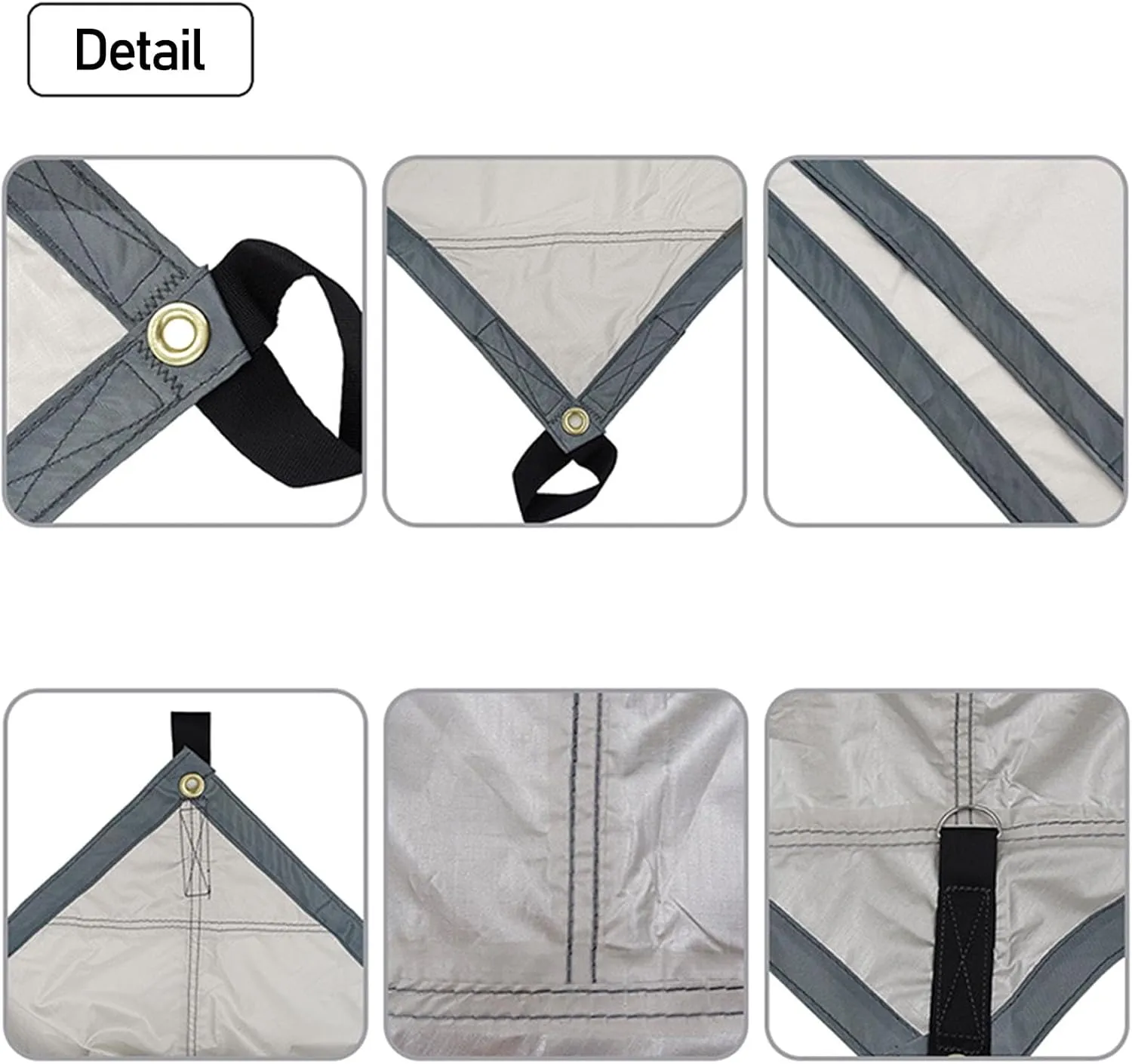 Camping Tarp Waterproof, Shade Sail - Camping Gear for Camping, Picnic,Beach, Outdoor Activities（No Pole, No Accessories） (Color : D)