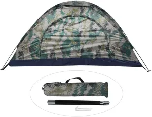 Camping Tent, Backpacking Tent, Windproof Tent with Rainfly Easy Set up Camping Tent for Outdoor Hiking, Lightweight Portable One Single Man Tent