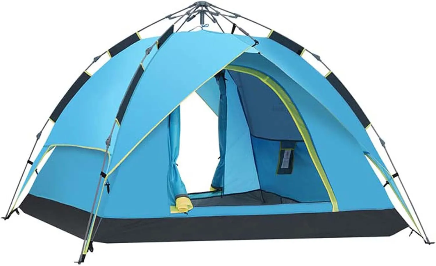 Camping Tent Instant Pop Up Tent 4 Person Family Tent Portable Cabin Tent for Traveling, Hiking, Picnicing, Easy Set Up