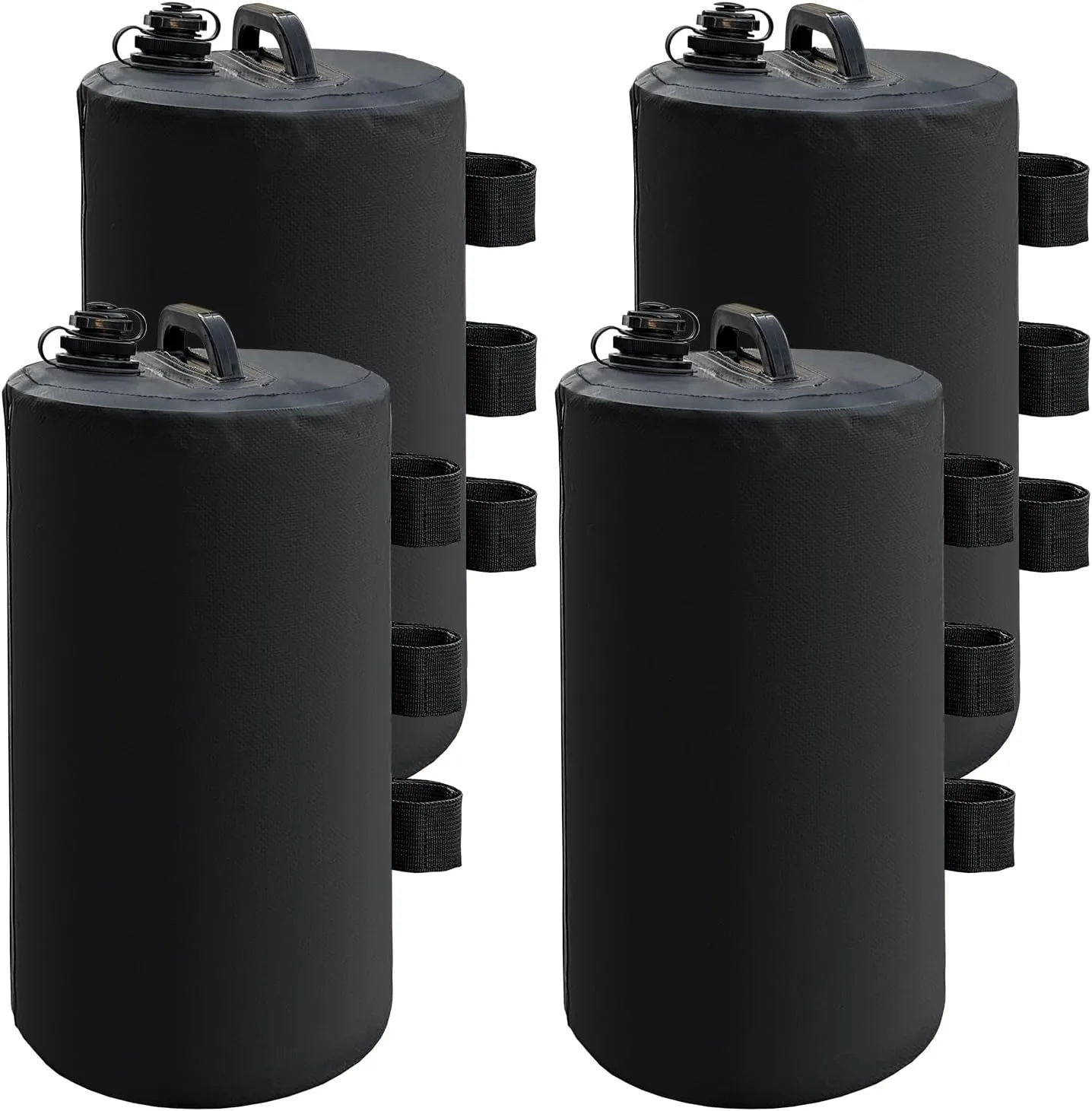 Canopy Weights Portable Tent Weights 96 LBS Water Weights Bag Heavy Duty Gazebo Weights Set of 4 Leg Weights for Pop Up Canopy, Tent, Outdoor Shelter, Gazebo, Patio Umbrella (Black)