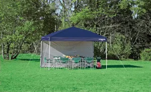 Captain Stag M-3287 Tent Tarp, Sun Shelter, Side Panel, 375UV, S, Navy