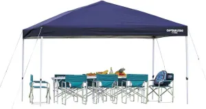 Captain Stagg (CAPTAIN STAG) Tent tarp San shelter Quick Shade 375 × 250UV- S with casters Bag M-3279