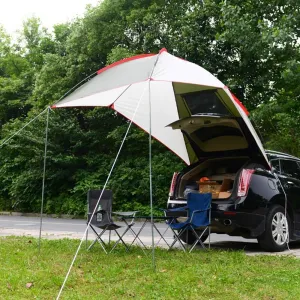Car Tarp for Hiking Portable Multifunctional Awning Traveling Camping Tent Shelter Waterproof Sunshade