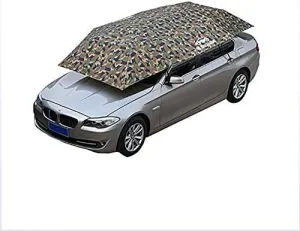 Car Tent Four-Season Automatic Cover Carport Folded, Car Umbrella Tent Car Sunshade with Anti-UV, Water-Proof, Proof Wind, Snow, Storm Hail Universal