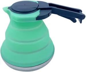 Cative Portable Silicone Kettle Outdoor Silica Gel Folding Coffee Compssion Leak Proof Travel Camping Kettle 1500ML
