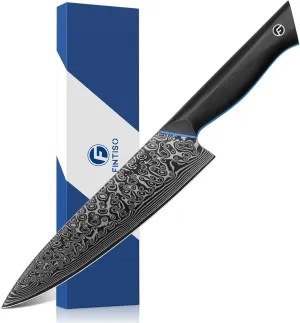 Chef Knife 8 inch, 67-Layer Japanese Damascus Steel Kitchen Knife, Sharp Knife with G10 Handle, Professional Cooking Knives for Home and Kitchen