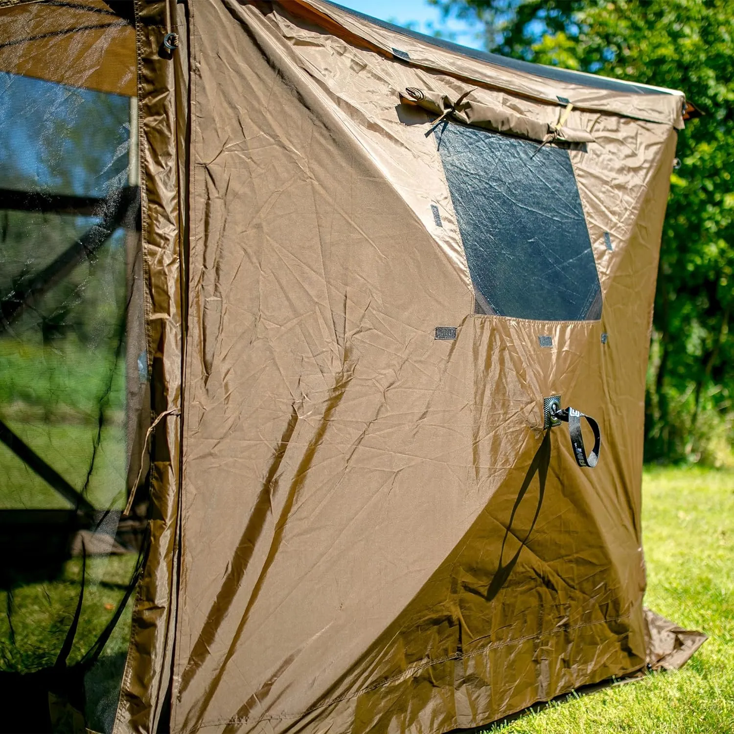 Clam Quick-Set Wind and Sun Panel Attachment for Escape Sport Screen Shelter Canopy Tent with Carrying Bag, Accessory Only