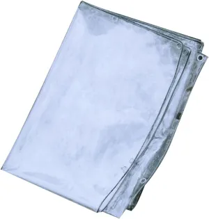 Clear Tarpaulin Waterproof Ground Tent Trailer Cover Heavy Duty Tarps Wind Protectors UV Resistant Tear with Grommets Proof Tarpaulin(3 * 4m)