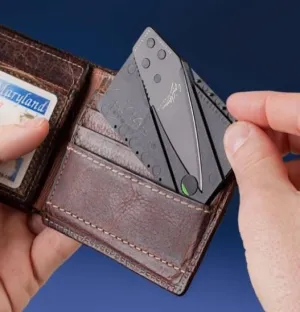 Credit Card Multifunctional Pocket Knife Wallet
