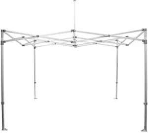 Custom Canopy Top with Logo Top Heavy Duty Personalized Tent (Frame Only 40mm Hexagonal Aluminum, Pop Up Canopy Tent Commercial-Hexagonal Aluminum Frame, Heavy Duty) (5'x5')