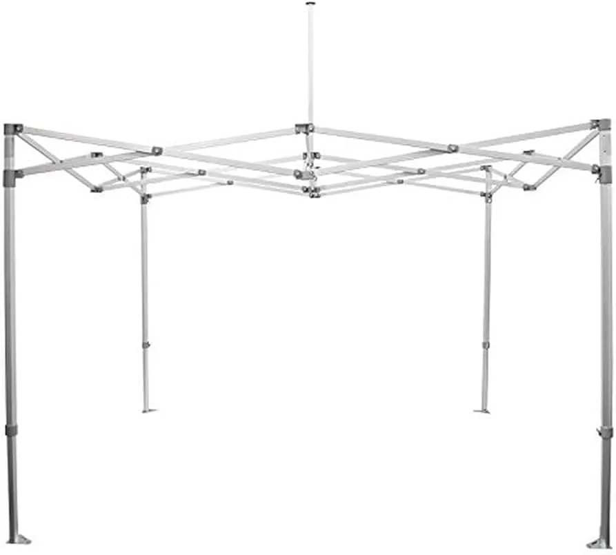 Custom Canopy Top with Logo Top Heavy Duty Personalized Tent (Frame Only 40mm Hexagonal Aluminum, Pop Up Canopy Tent Commercial-Hexagonal Aluminum Frame, Heavy Duty) (5'x5')